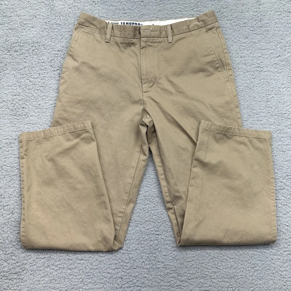 Georgia Tech Yellow Jackets NCAA MENS 33X30 DOCKERS CASUAL TAN PANTS Khaki Slack